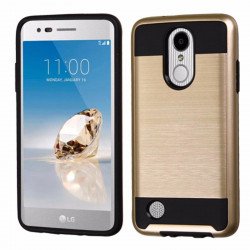 LG Aristo, LG LV3, LG MS210 Armor Hybrid Case (Champagne Gold)